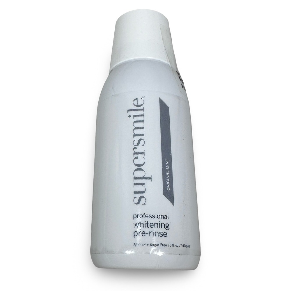 Supersmile Professional Whitening Pre-Rinse Original Mint 5oz Alcohol-Free NEW